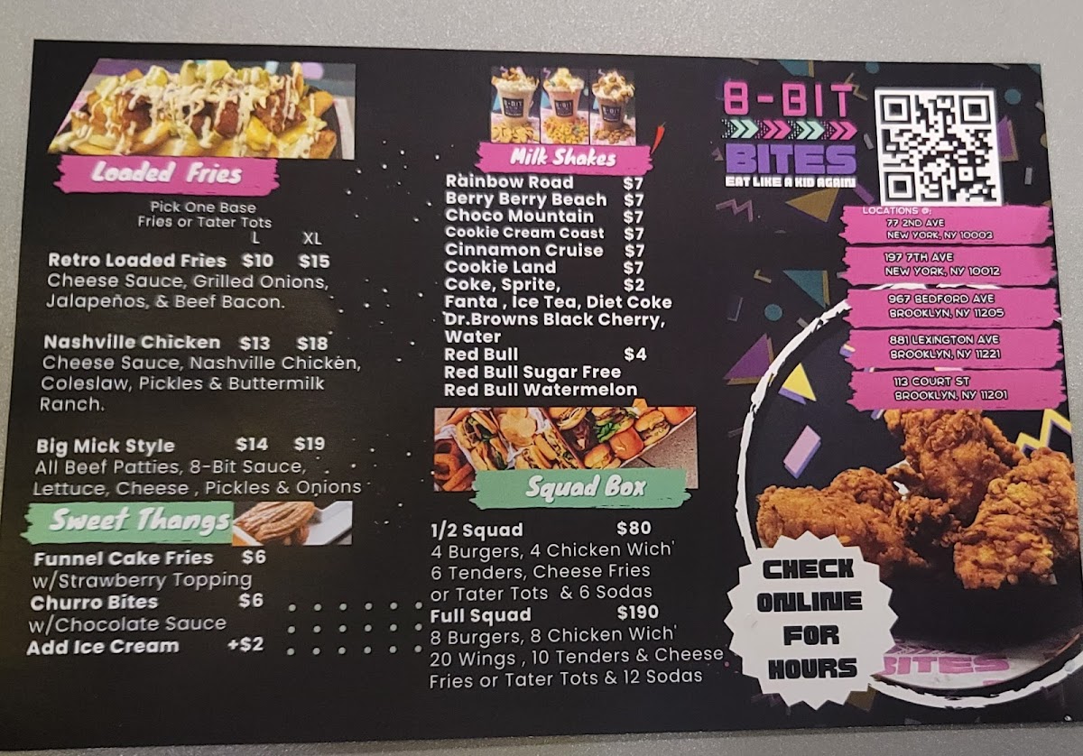 8-Bit Bites Menu - Image 3