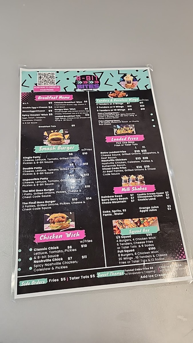8-Bit Bites Menu - Image 4